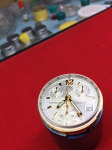 tag heuer chronograph aquaracer dial