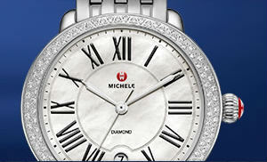 michele mw watch with diamonds