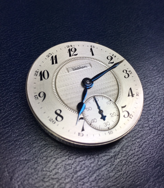 waltham pocket dial watch