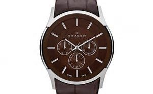 skagen chronograph maroon mens fashion design